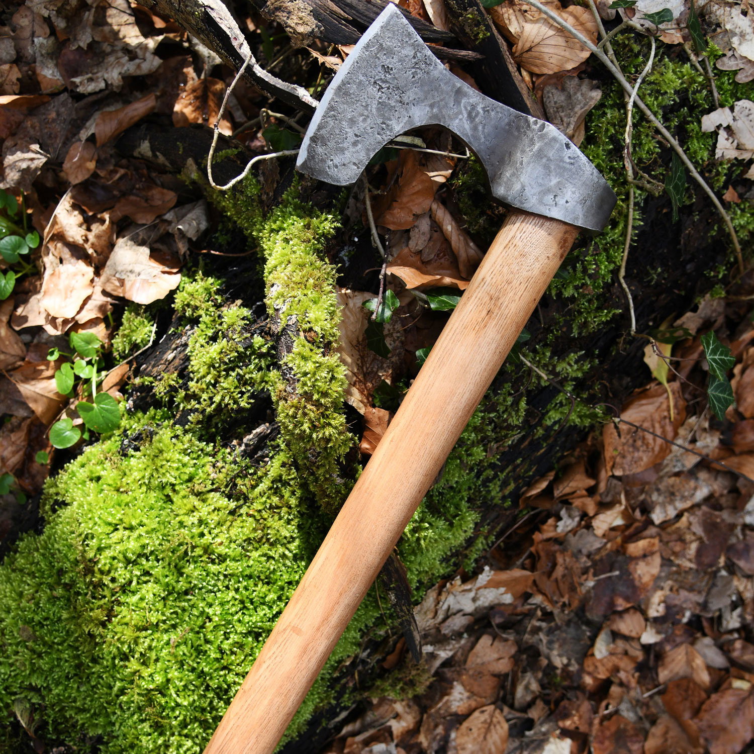 Wikinger-Axt aus Stahl, handgeschmiedet, Typ B
