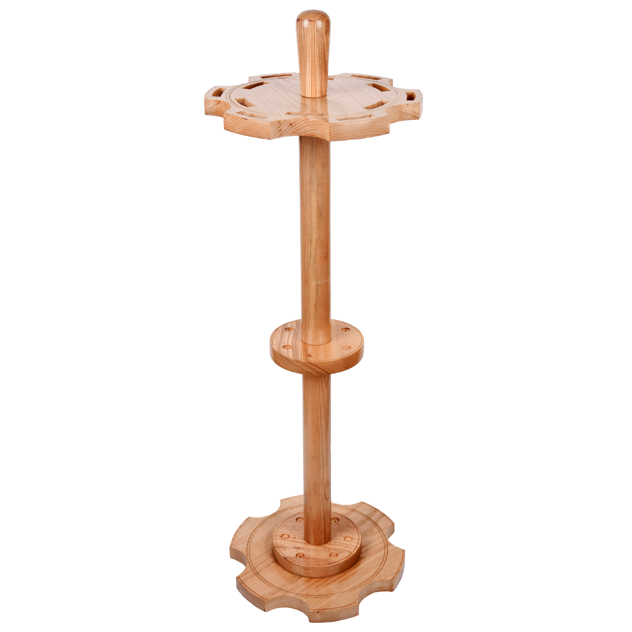 Runder Schwertständer für 12 Schwerter, Holz