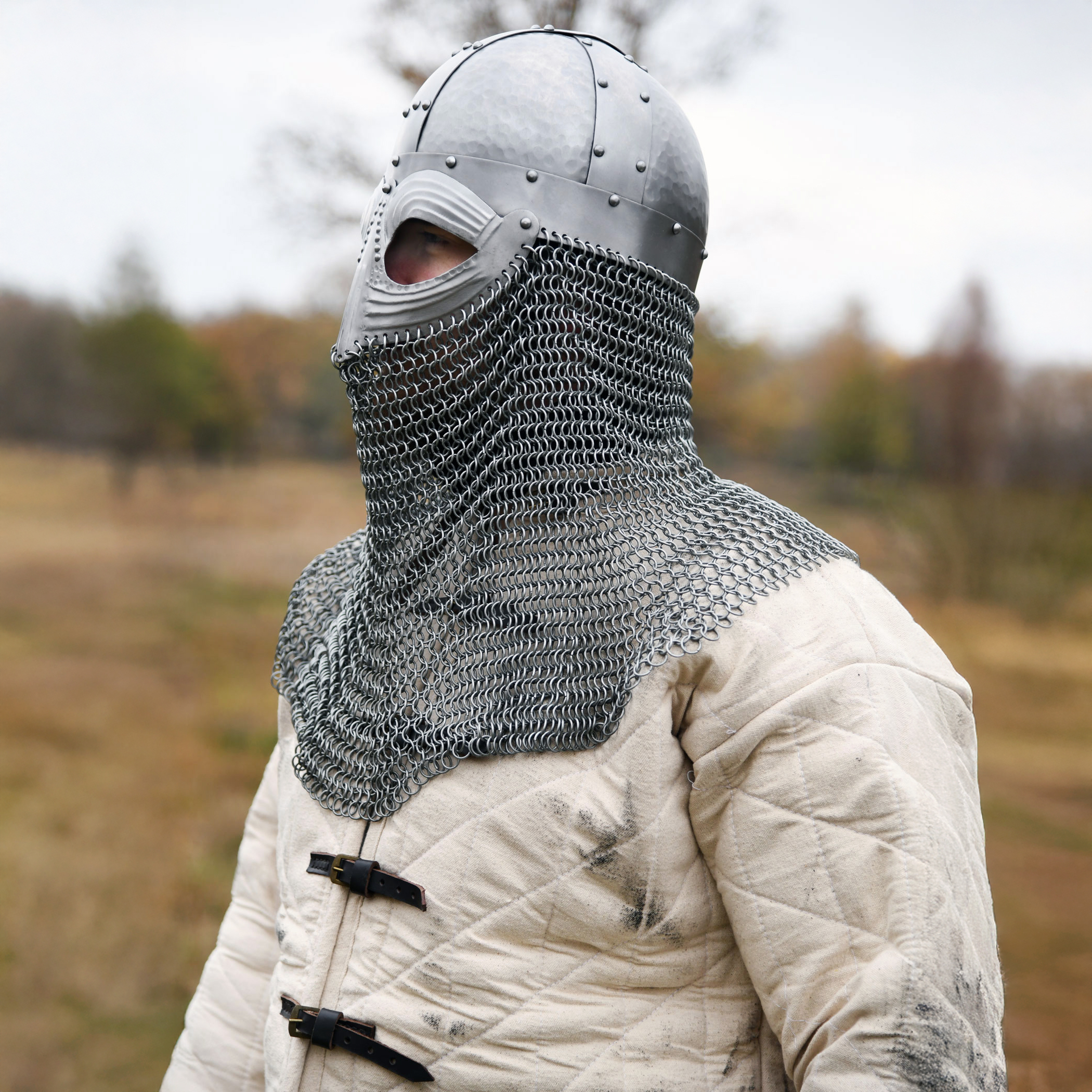 endelhelm mit Kettenbrünne, 1,2 mm Stahl