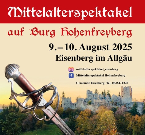 Mittelalterspektakel auf der Burg Hohenfreyberg
