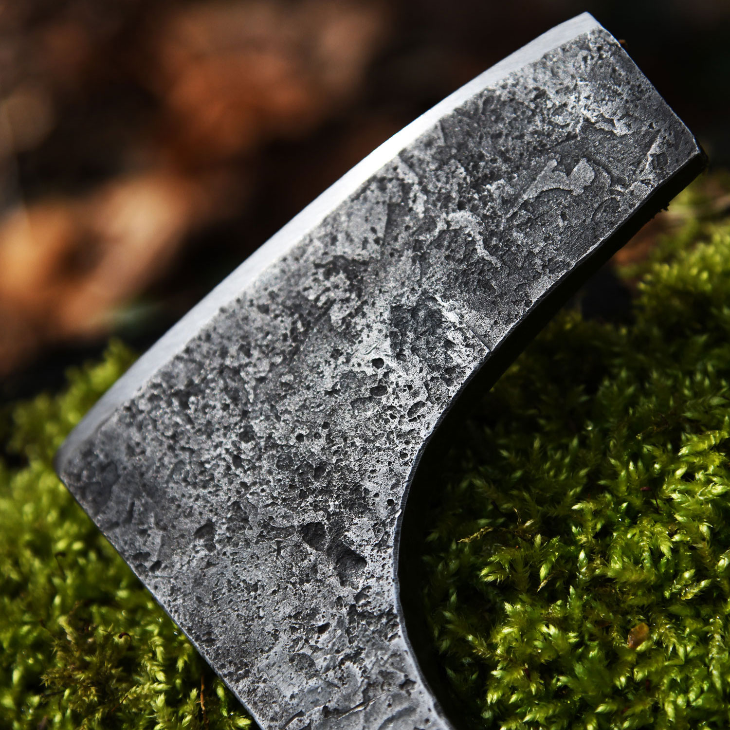 Wikinger-Axt aus Stahl, handgeschmiedet, Typ C
