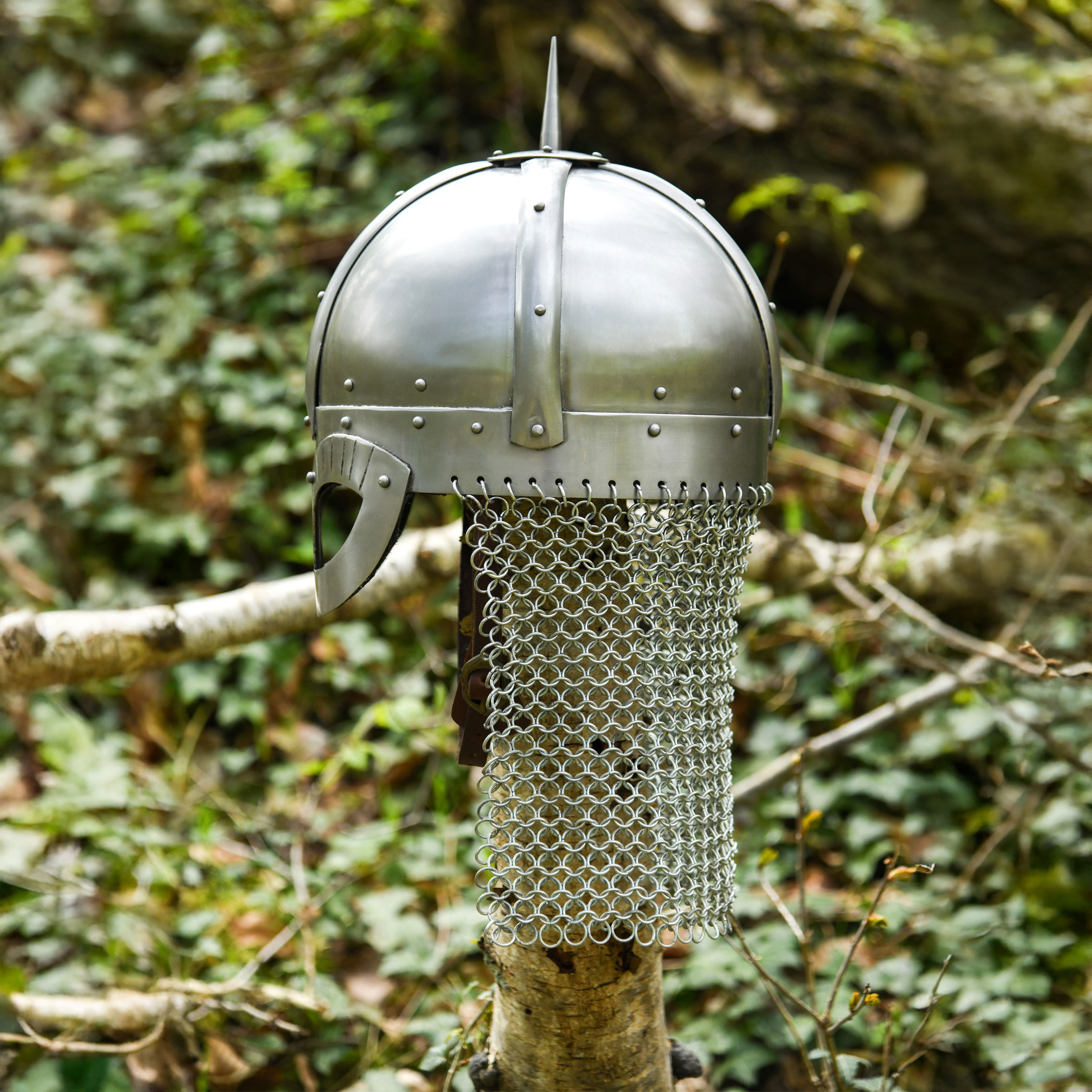 Wikinger-Brillenhelm Gjermundbu-Stil, 2 mm Stahl