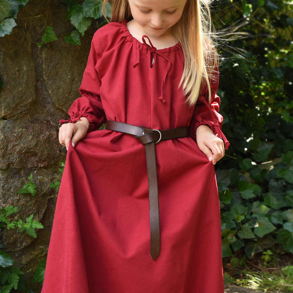 Kinder Mittelalterkleid Ana, rot in 164 Kinder Mittelalterkleid Ana, rot in 164