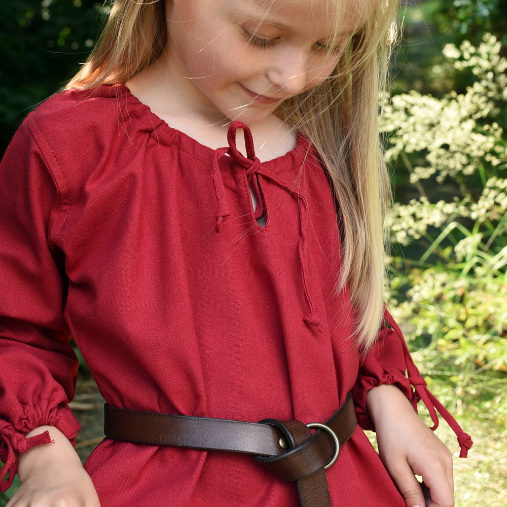 Kinder Mittelalterkleid Ana, rot in 164 Kinder Mittelalterkleid Ana, rot in 164