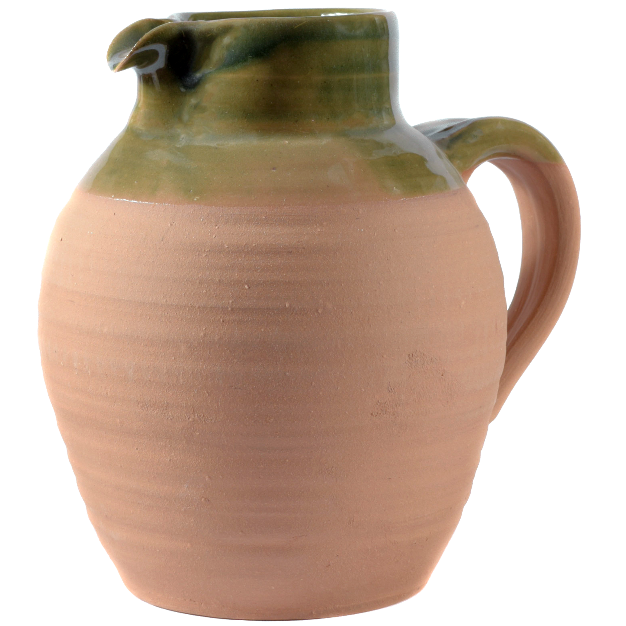 Historischer Wein-Schankkrug aus Ton, 2 Liter