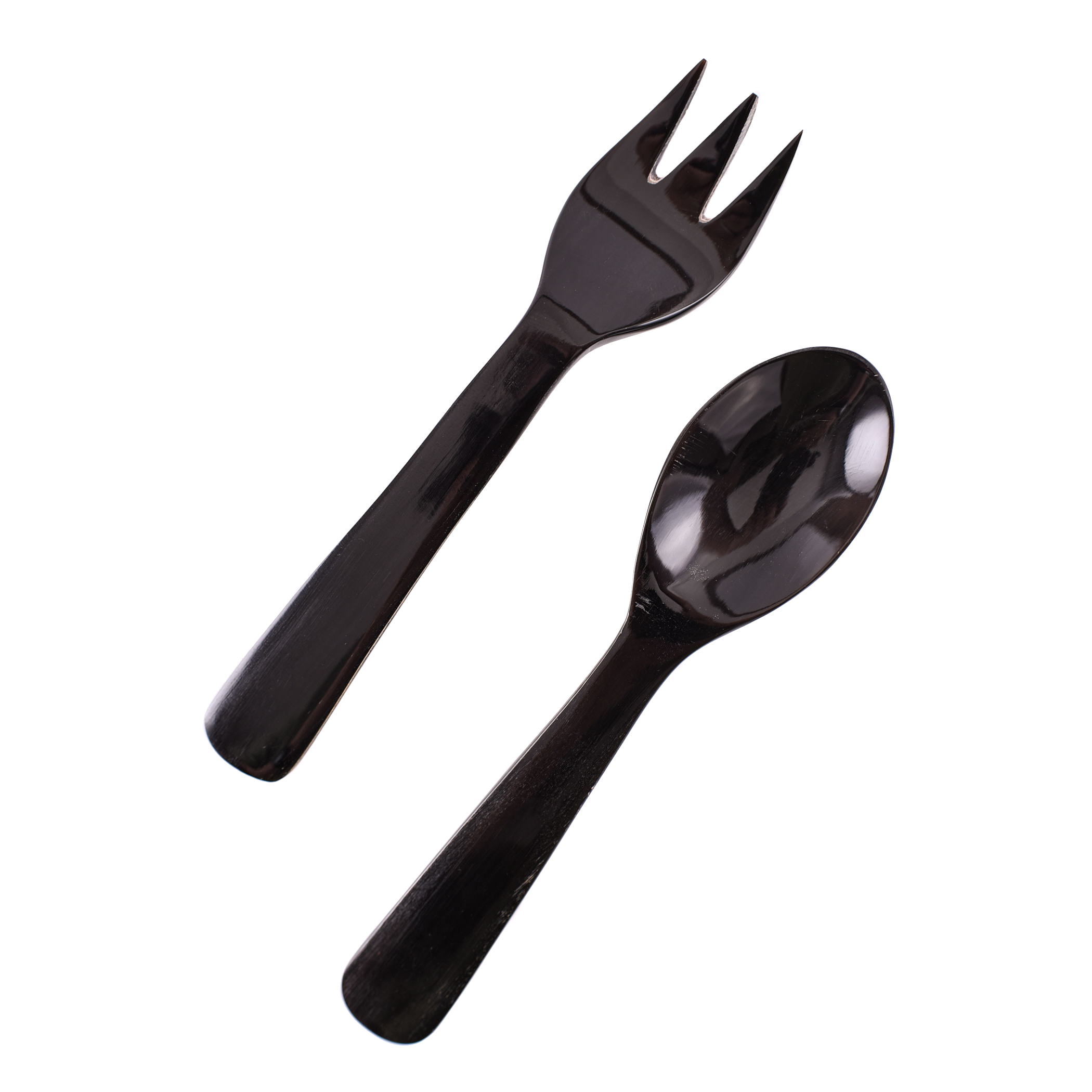 Gabel und Löffel aus Horn