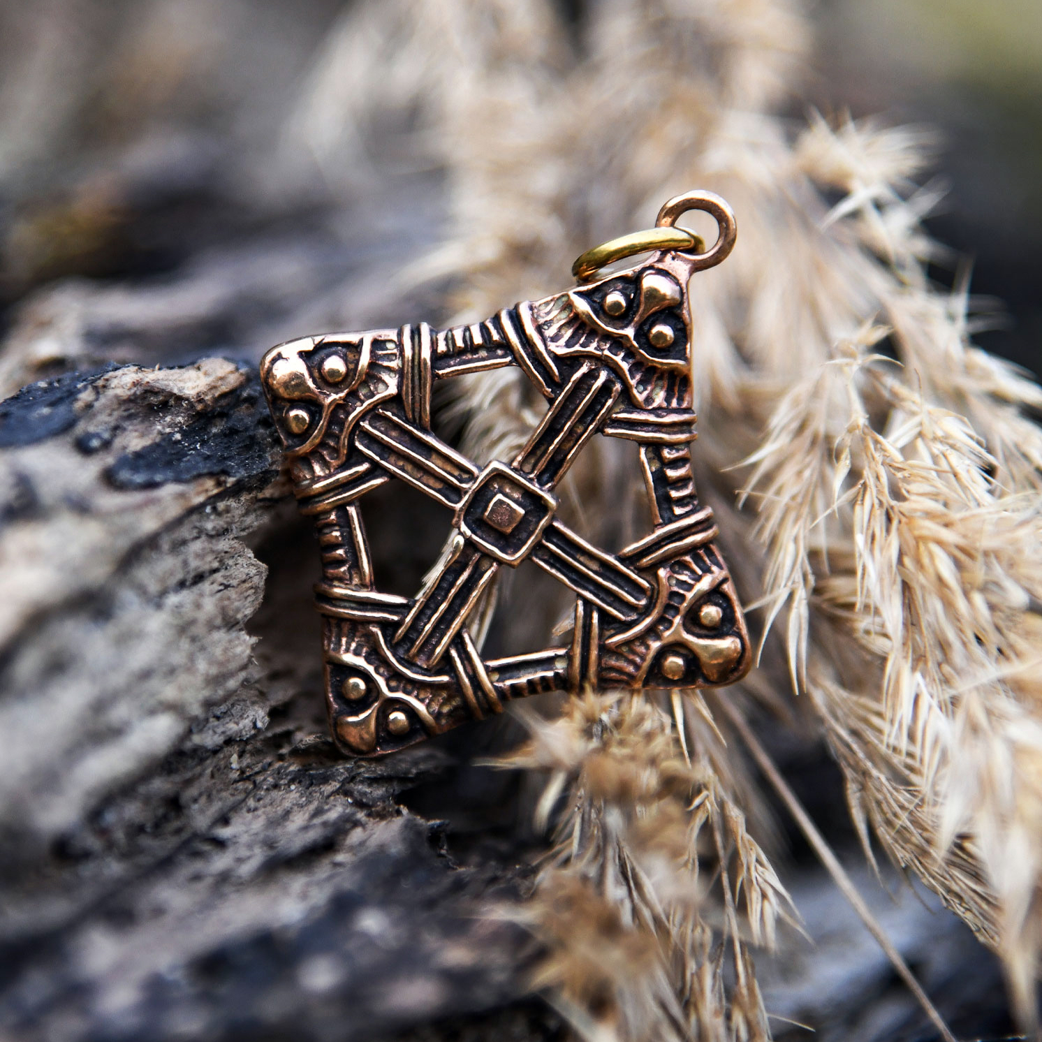 Anhänger aus Bronze, Wikingerkreuz