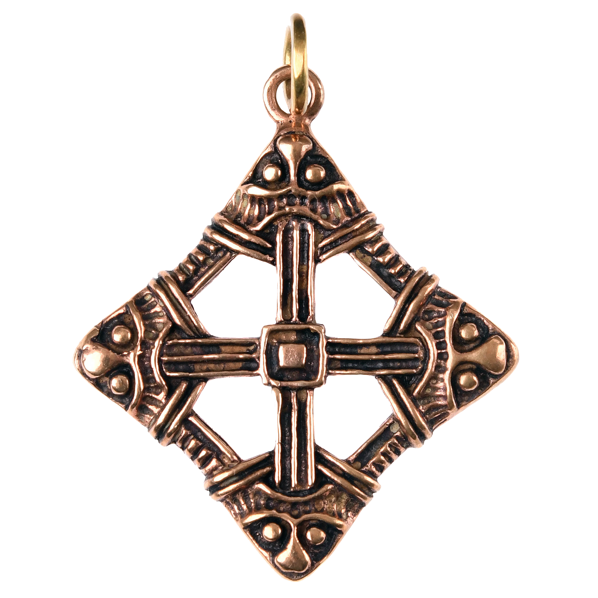 Anhänger aus Bronze, Wikingerkreuz