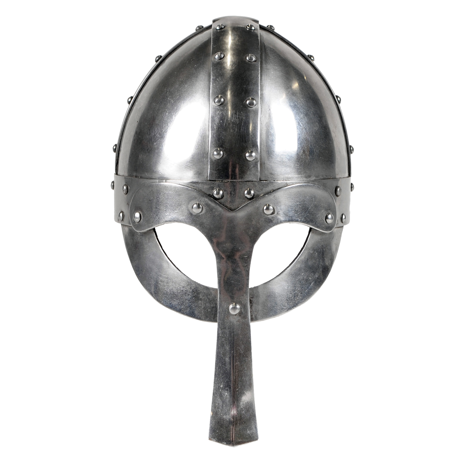 Wikinger Brillenhelm mit langem Nasal, 2 mm Stahl