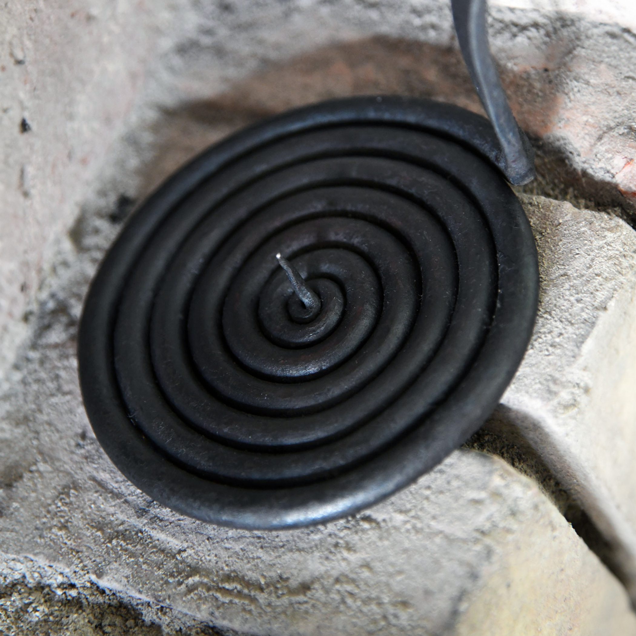 Kerzenleuchter, eingerollt, handgeschmiedet 