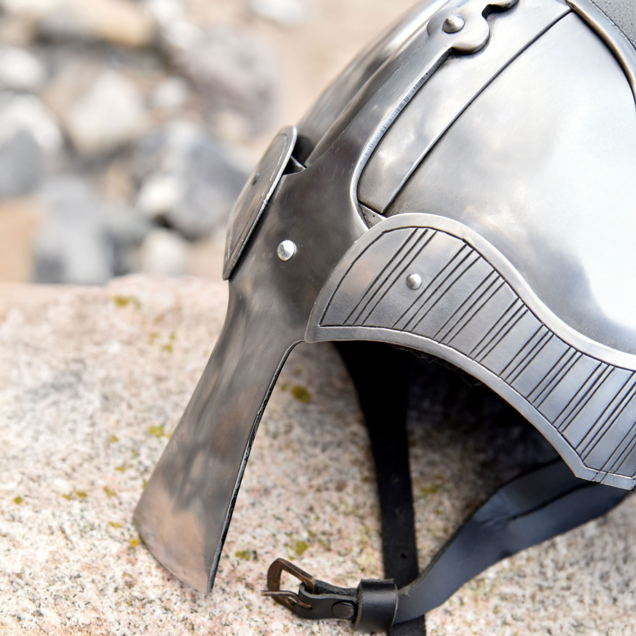 Wikinger Spangenhelm, 2 mm Stahl