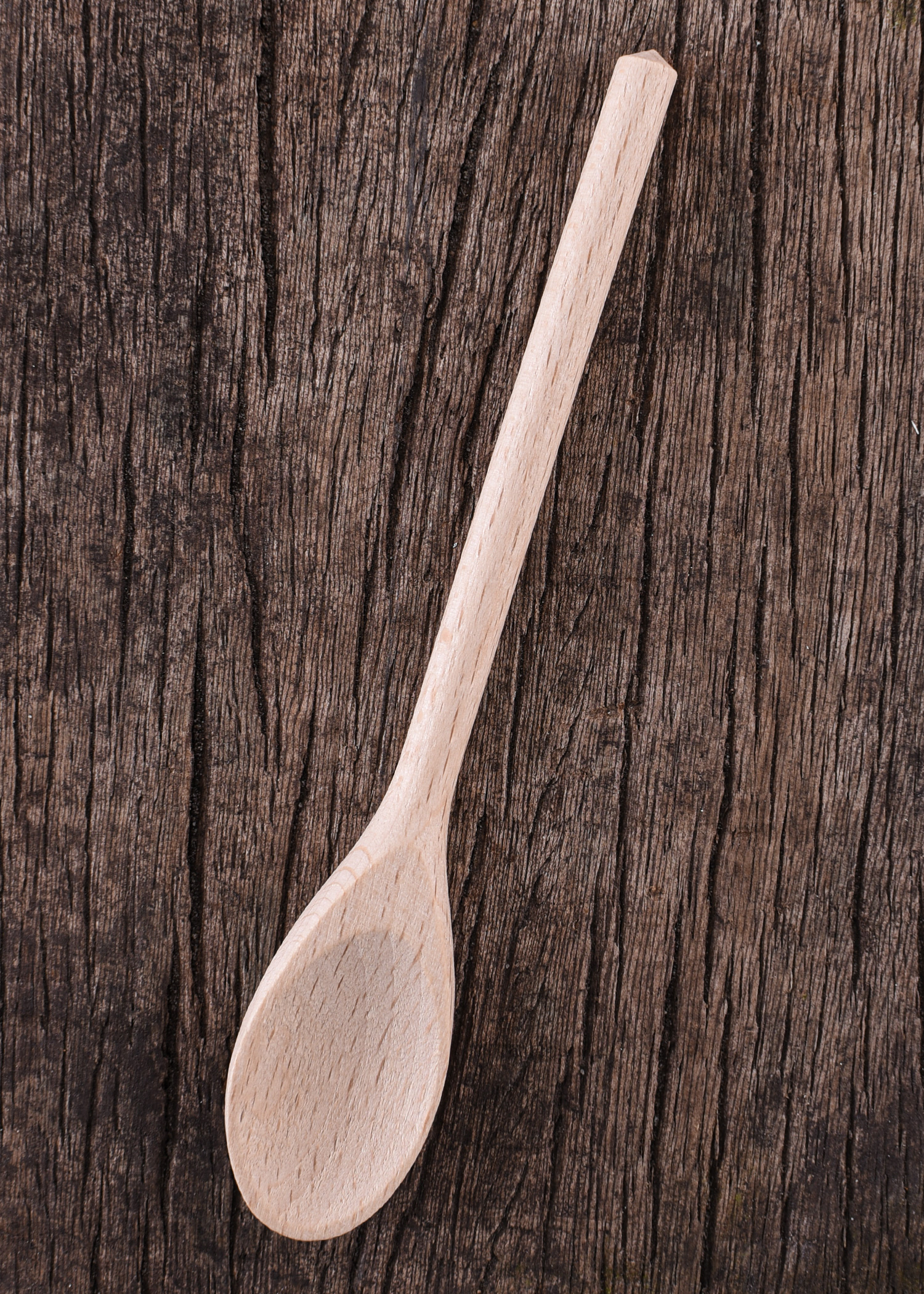 Kleiner Löffel aus Buchenholz, ca. 13 cm Kleiner Löffel aus Buchenholz, ca. 13 cm