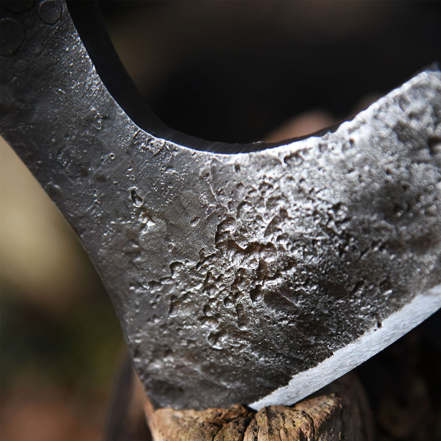 Wikinger-Axt aus Stahl, handgeschmiedet, Typ B