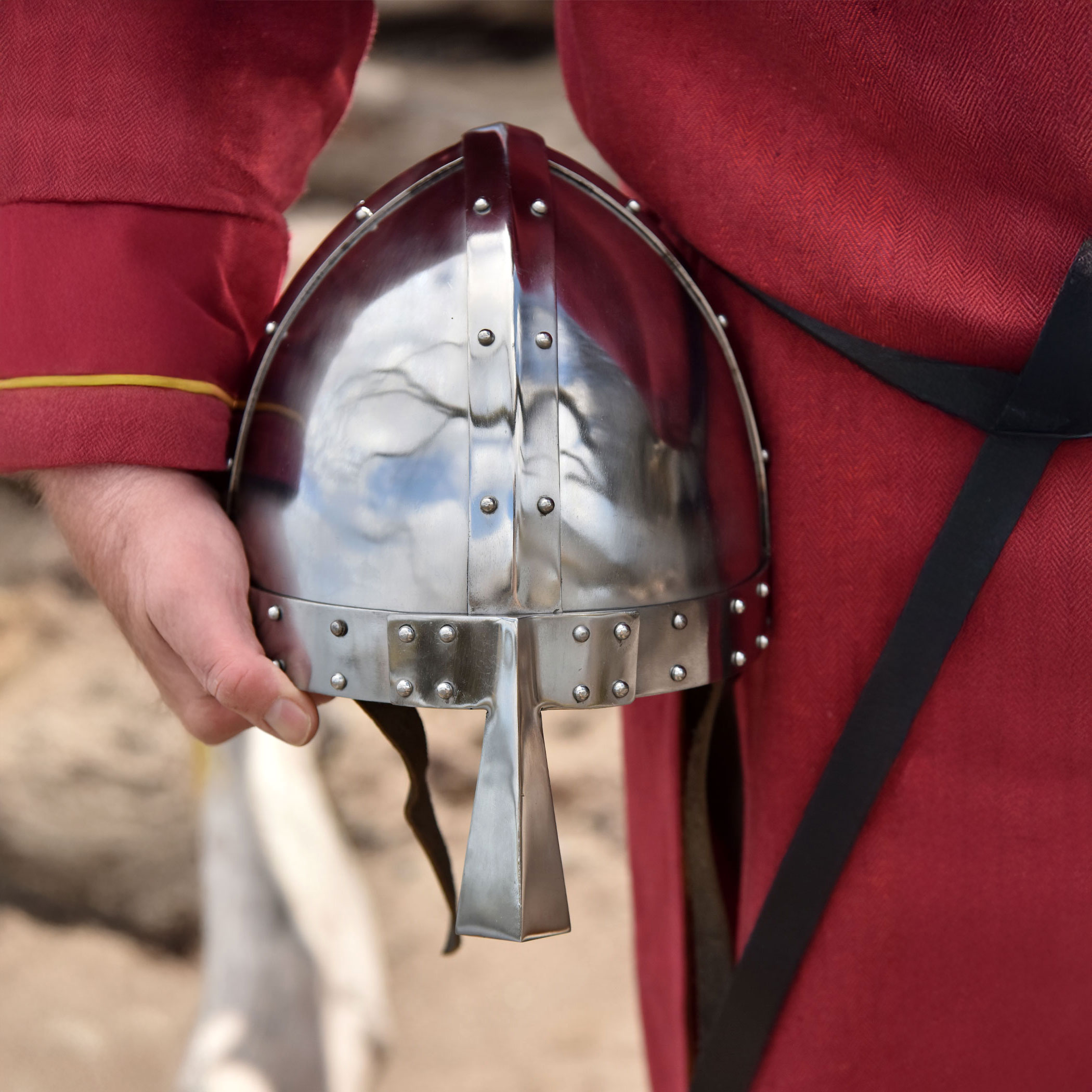 Normannischer Spangenhelm, 2 mm Stahl