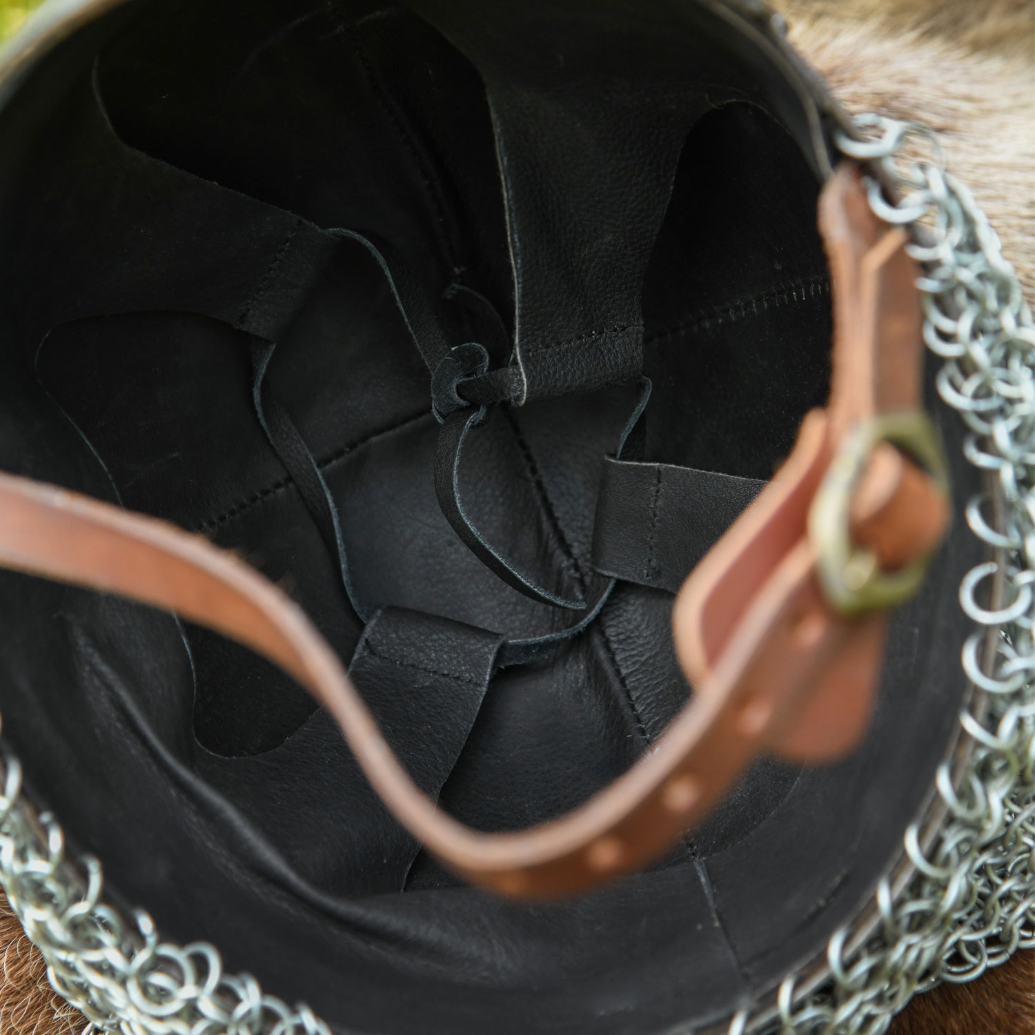 Wikinger-Brillenhelm Gjermundbu-Stil, 2 mm Stahl