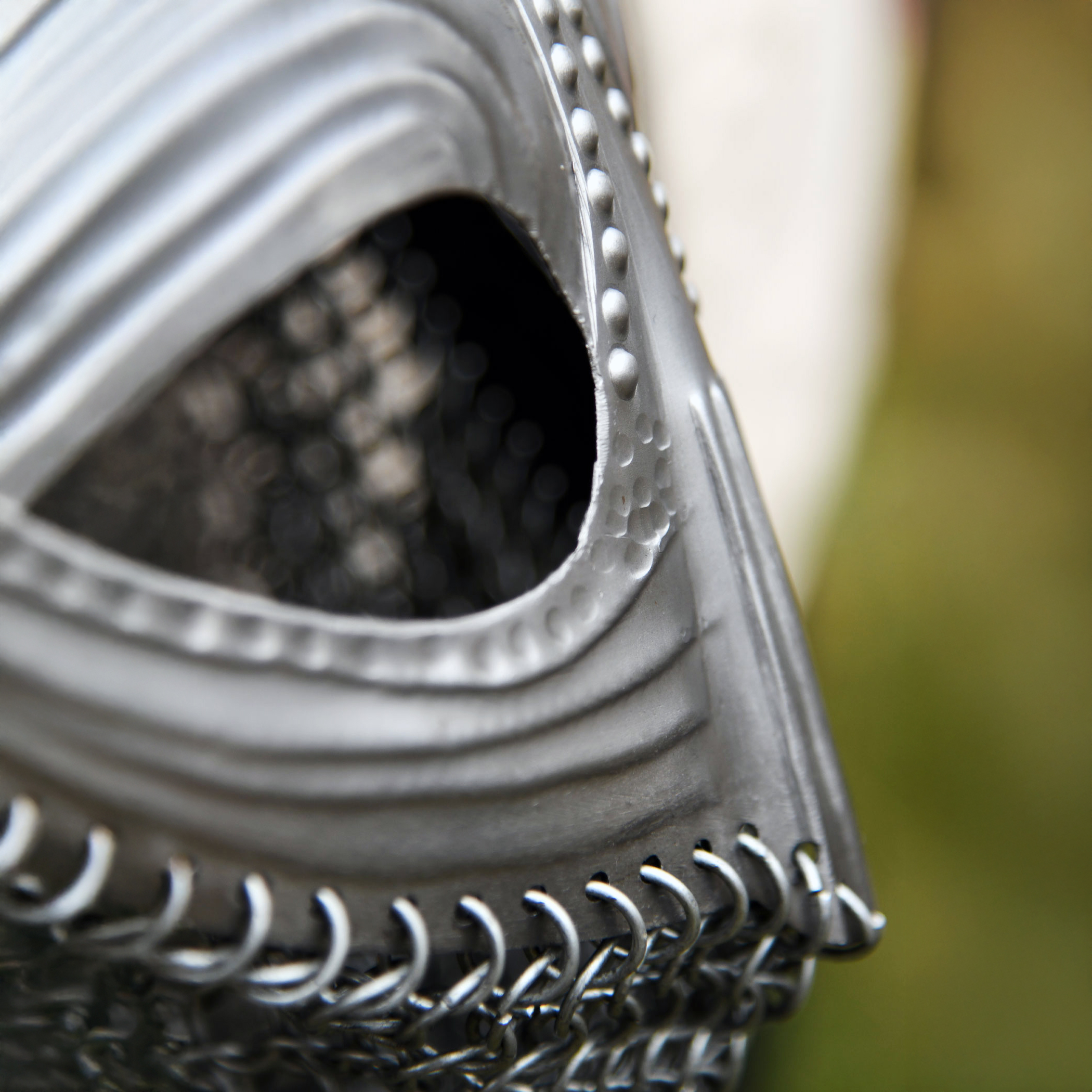 endelhelm mit Kettenbrünne, 1,2 mm Stahl