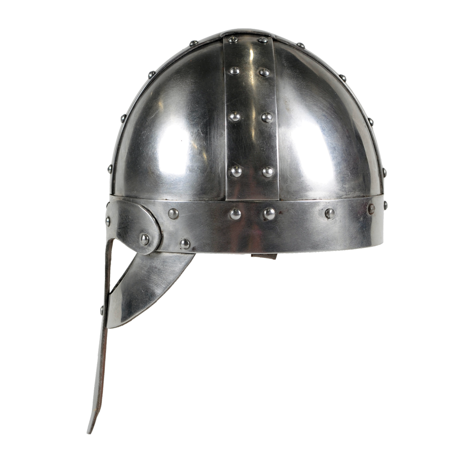 Wikinger Brillenhelm mit langem Nasal, 2 mm Stahl