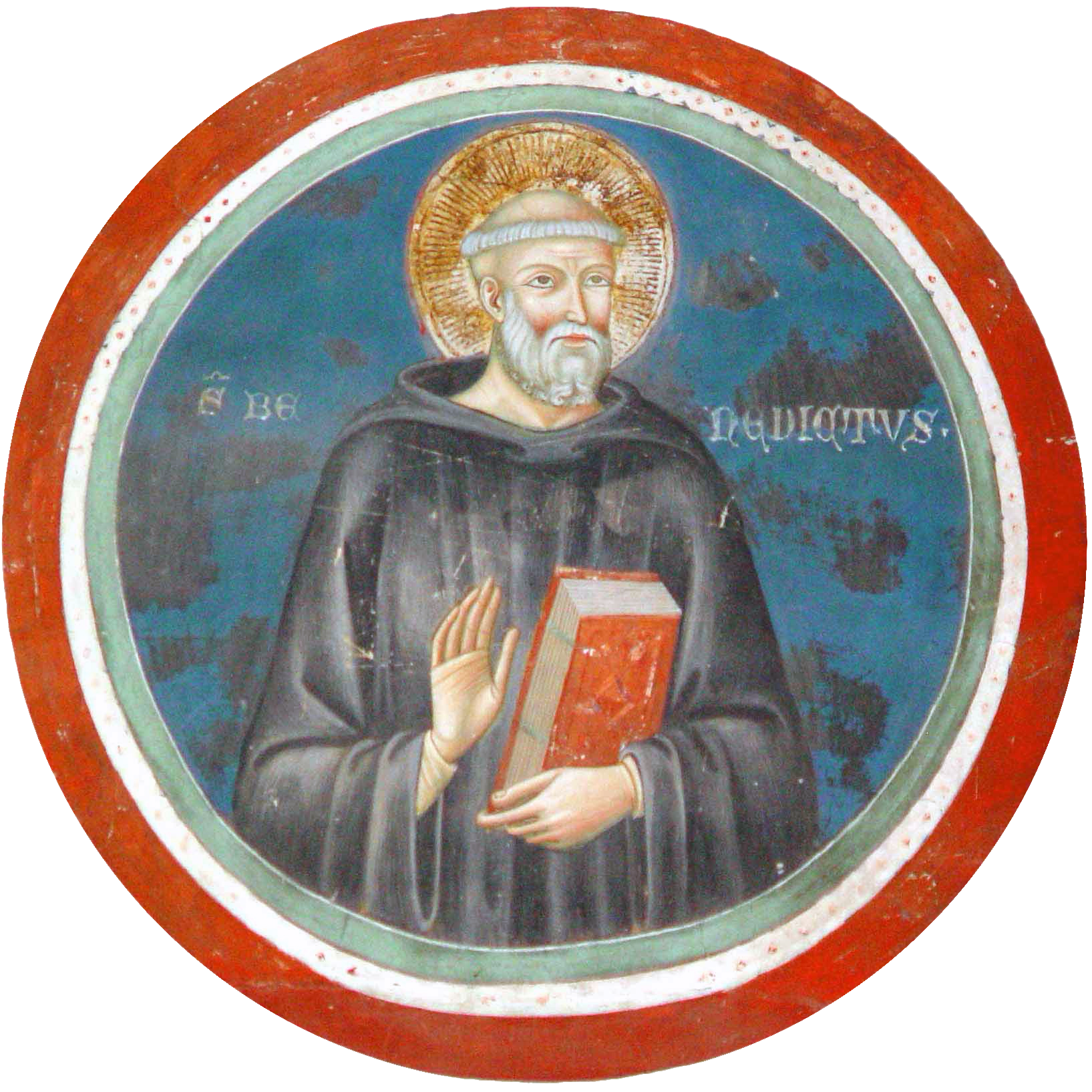 ✟ 547: Benedikt von Nursia, italienischer Mönch, Begründer des benediktinischen Mönchtums