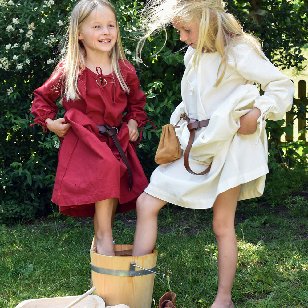 Kinder Mittelalterkleid Ana, rot in 164 Kinder Mittelalterkleid Ana, rot in 164