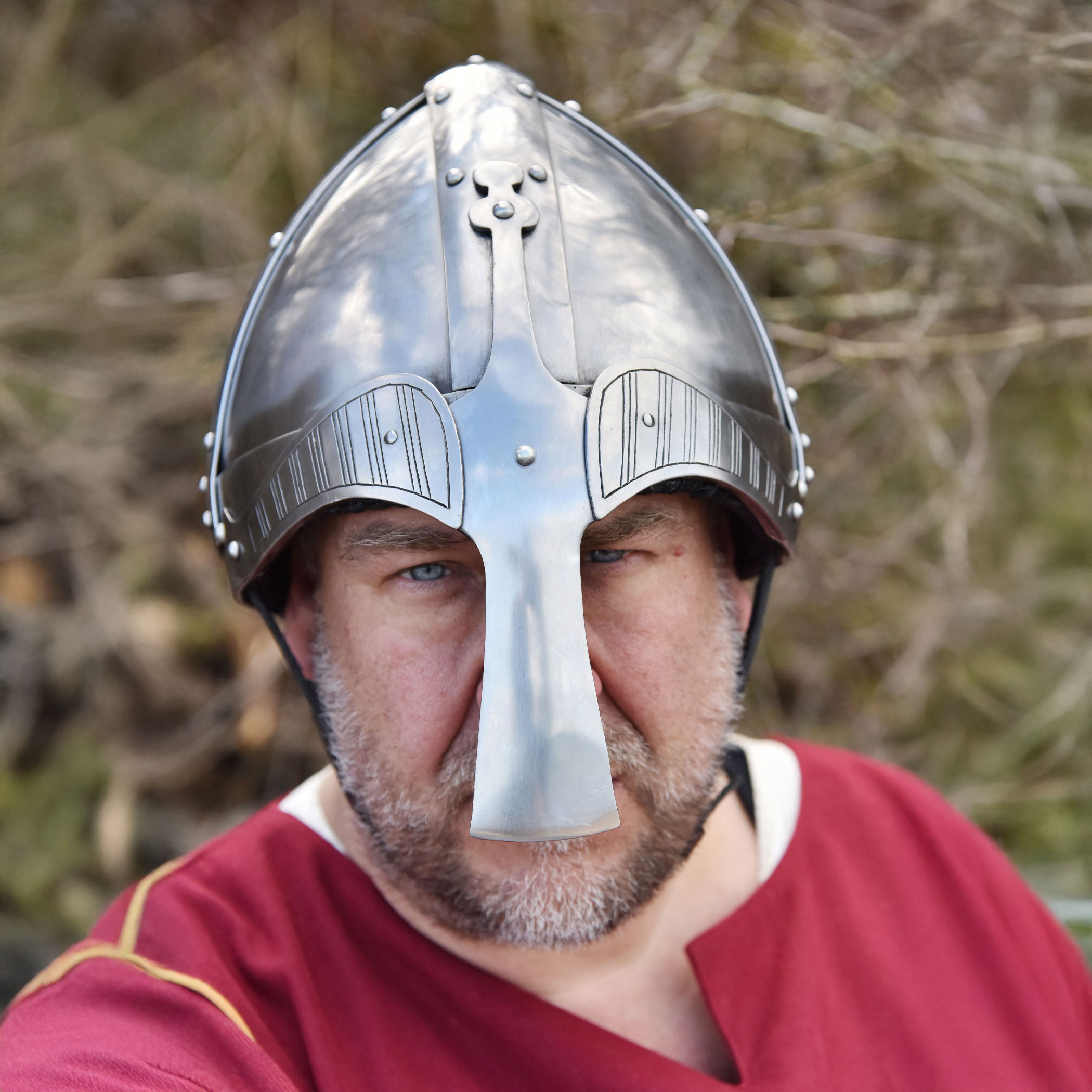 Wikinger Spangenhelm, 2 mm Stahl