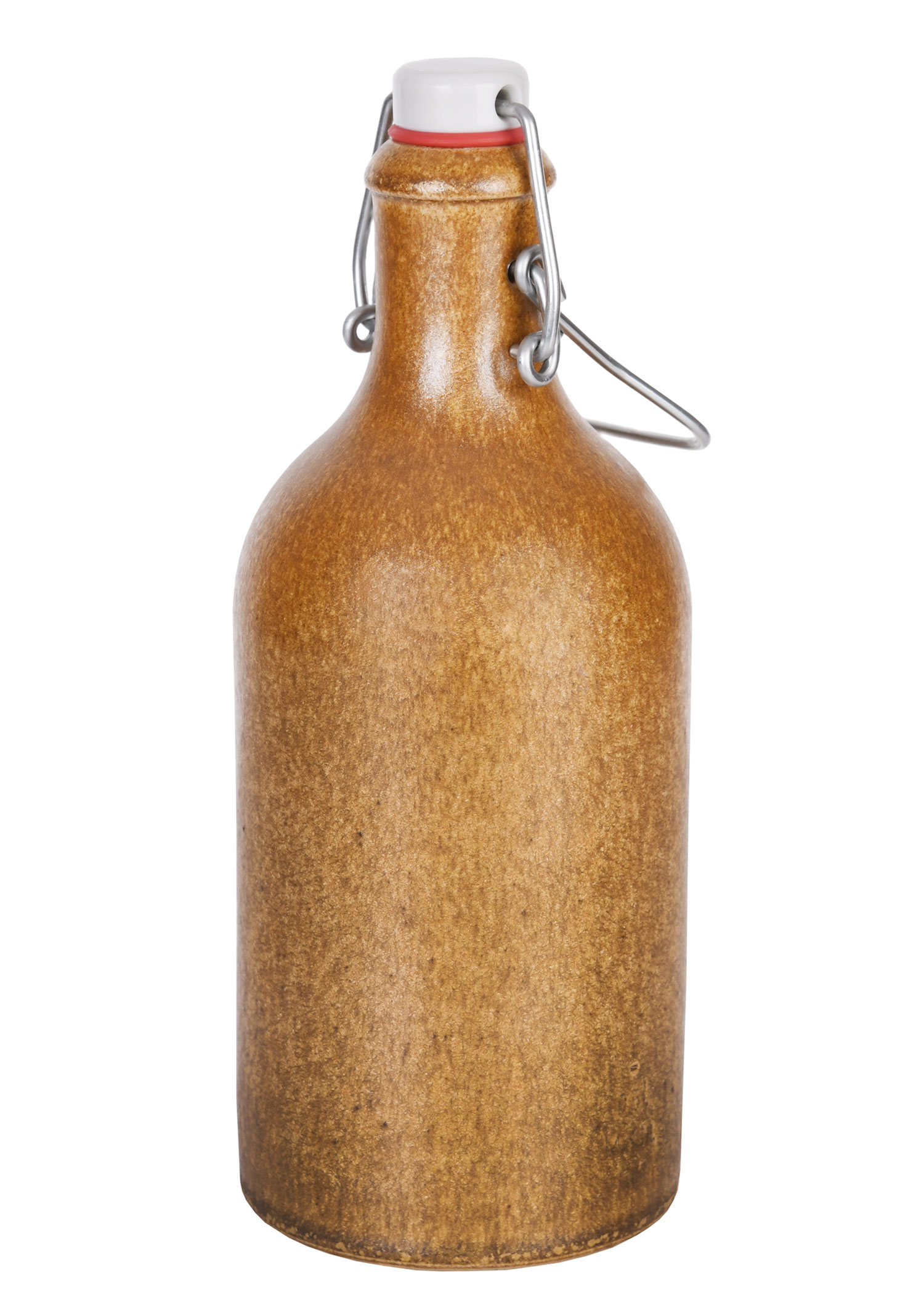 Tonflasche mit Bügelverschluss, 0,5 Liter