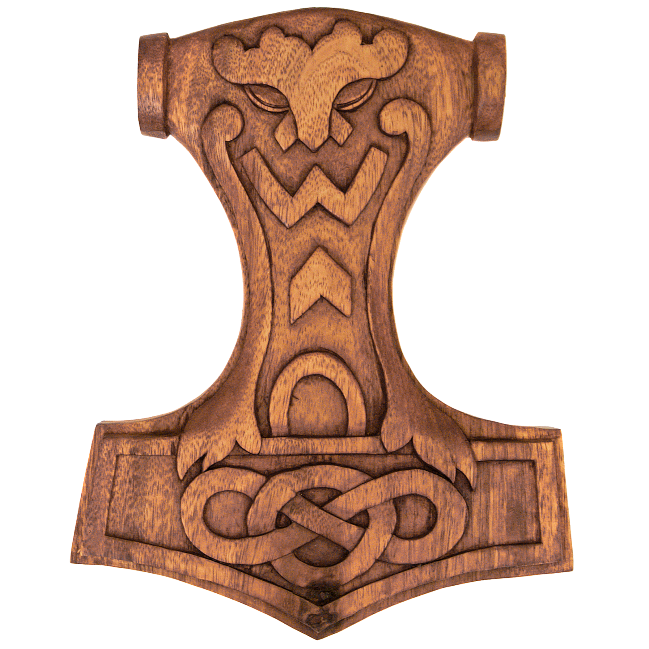 Mjölnir Thorshammer mit Knotenmuster