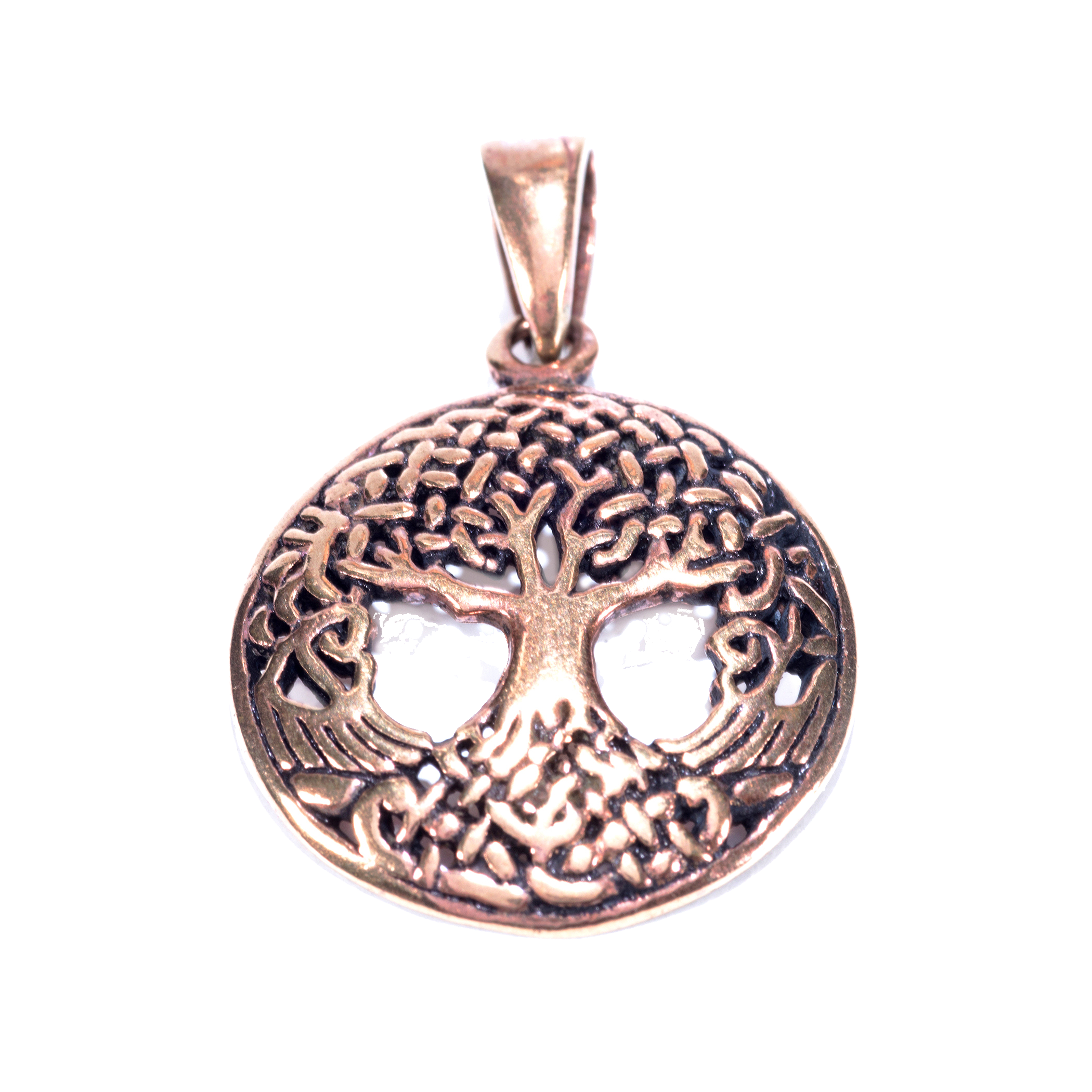 Kettenanhänger Weltenesche Yggdrasil aus Bronze