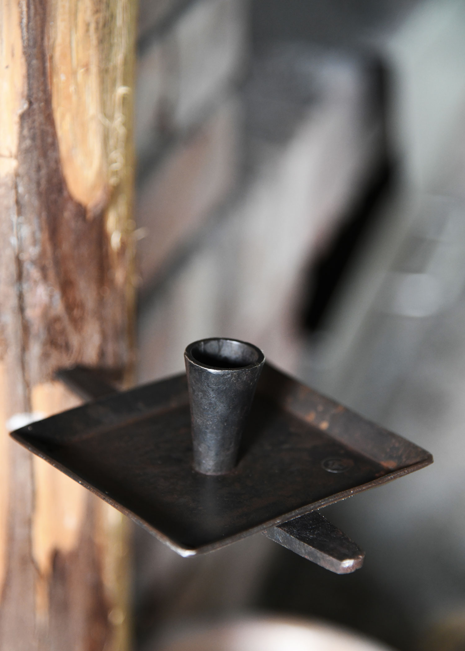 Wandleuchter I, handgeschmiedet 