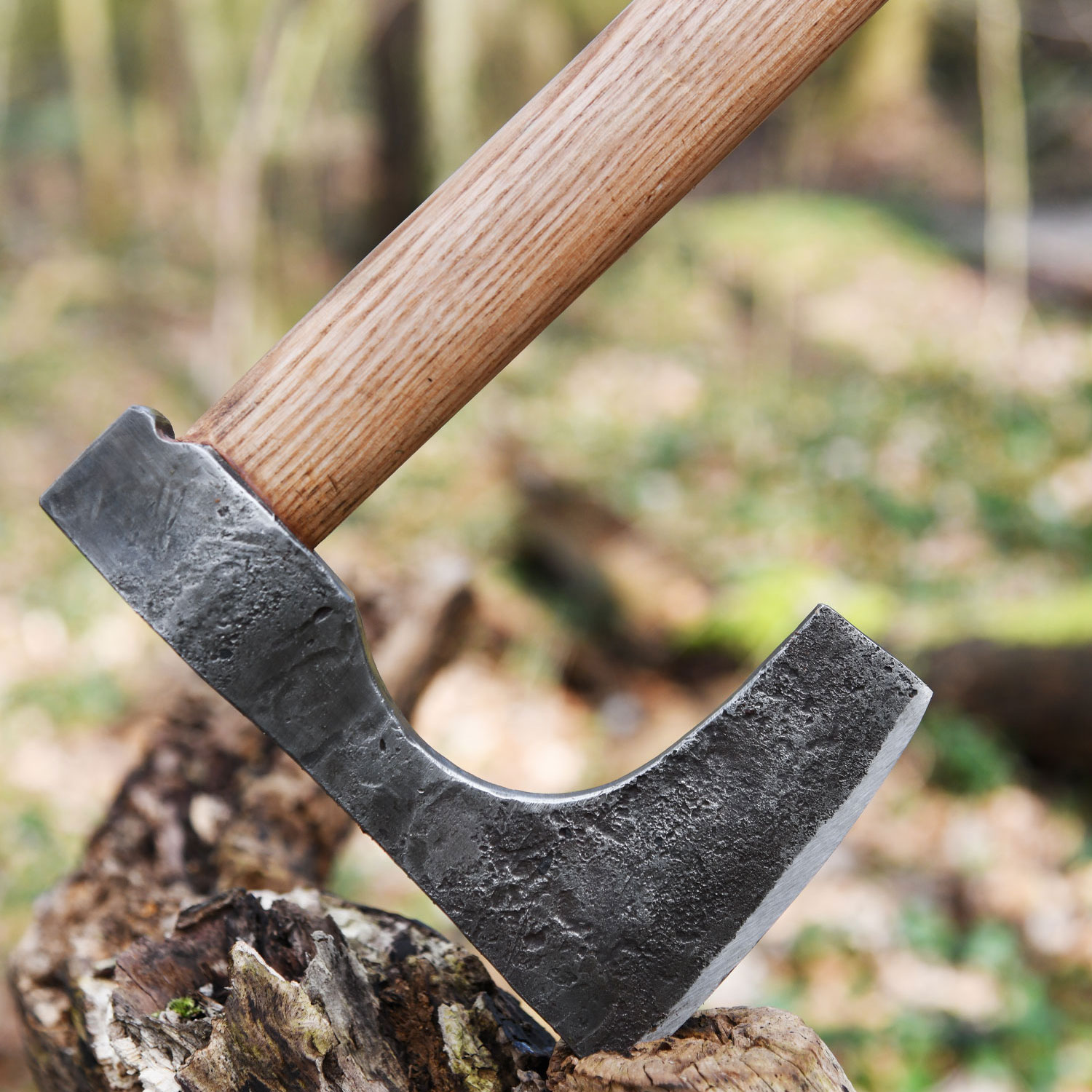 Wikinger-Axt aus Stahl, handgeschmiedet, Typ C
