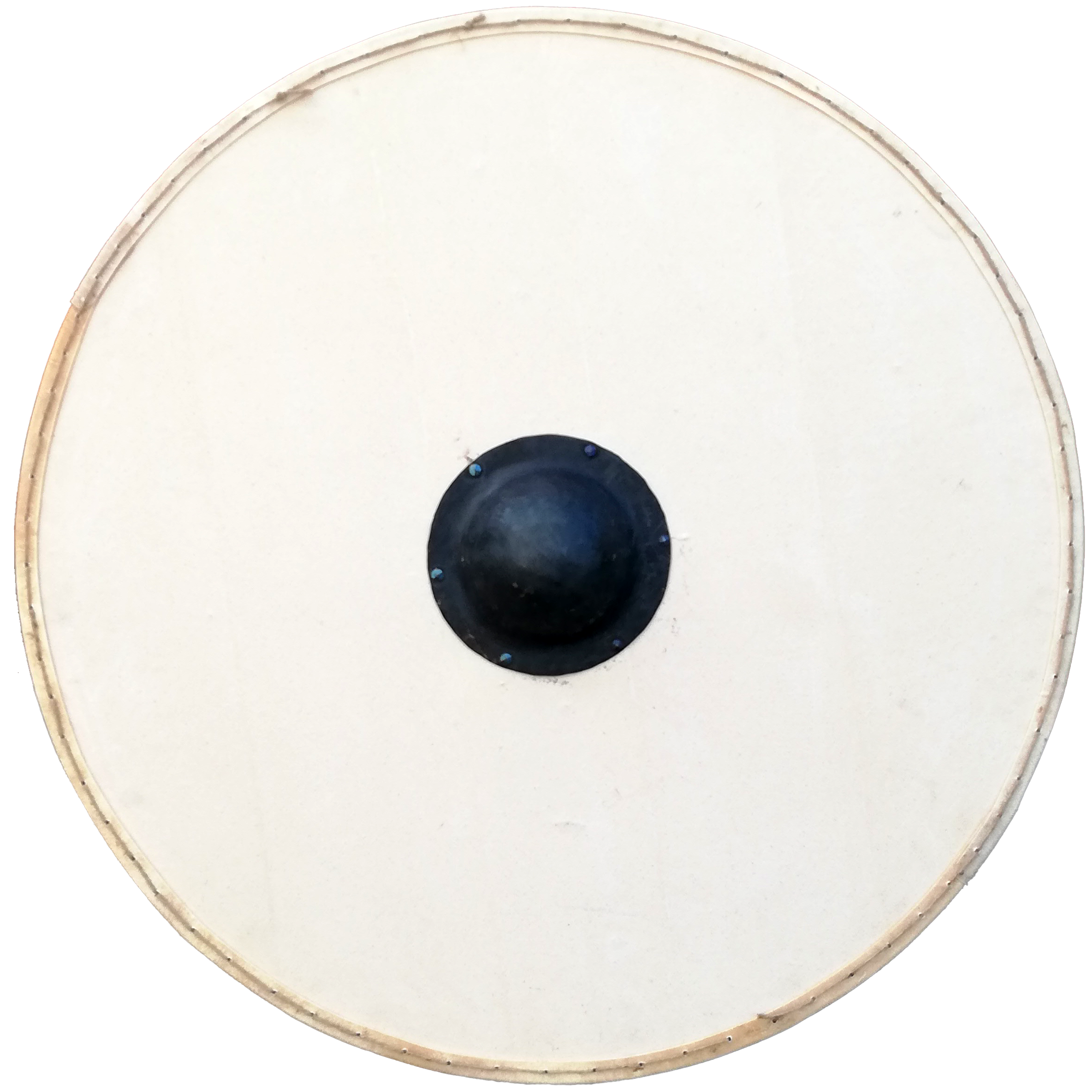 Wikinger Rundschild, 80cm Ø, mit Trageriemen und individueller Bemalung, Frühmittelalter