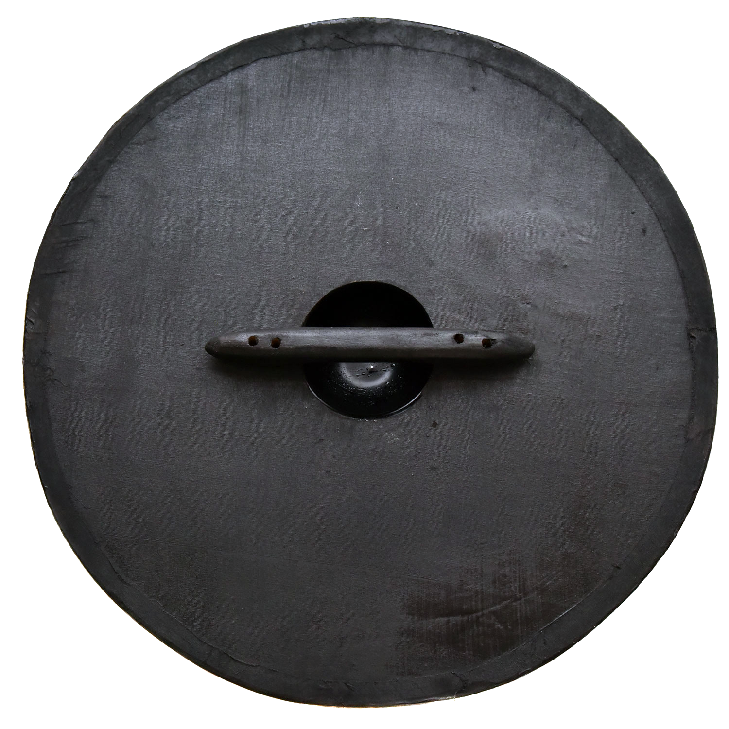 Wikingerschild mit Keltenkreuz-Motiv, handbemalt, 61 cm