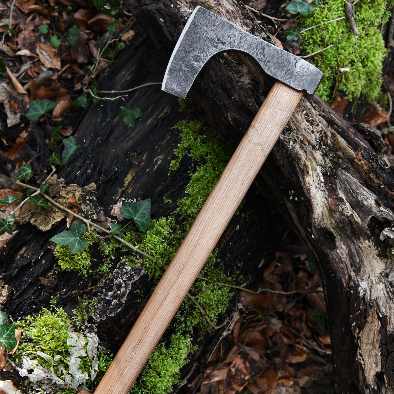 Wikinger-Axt aus Stahl, handgeschmiedet, Typ C