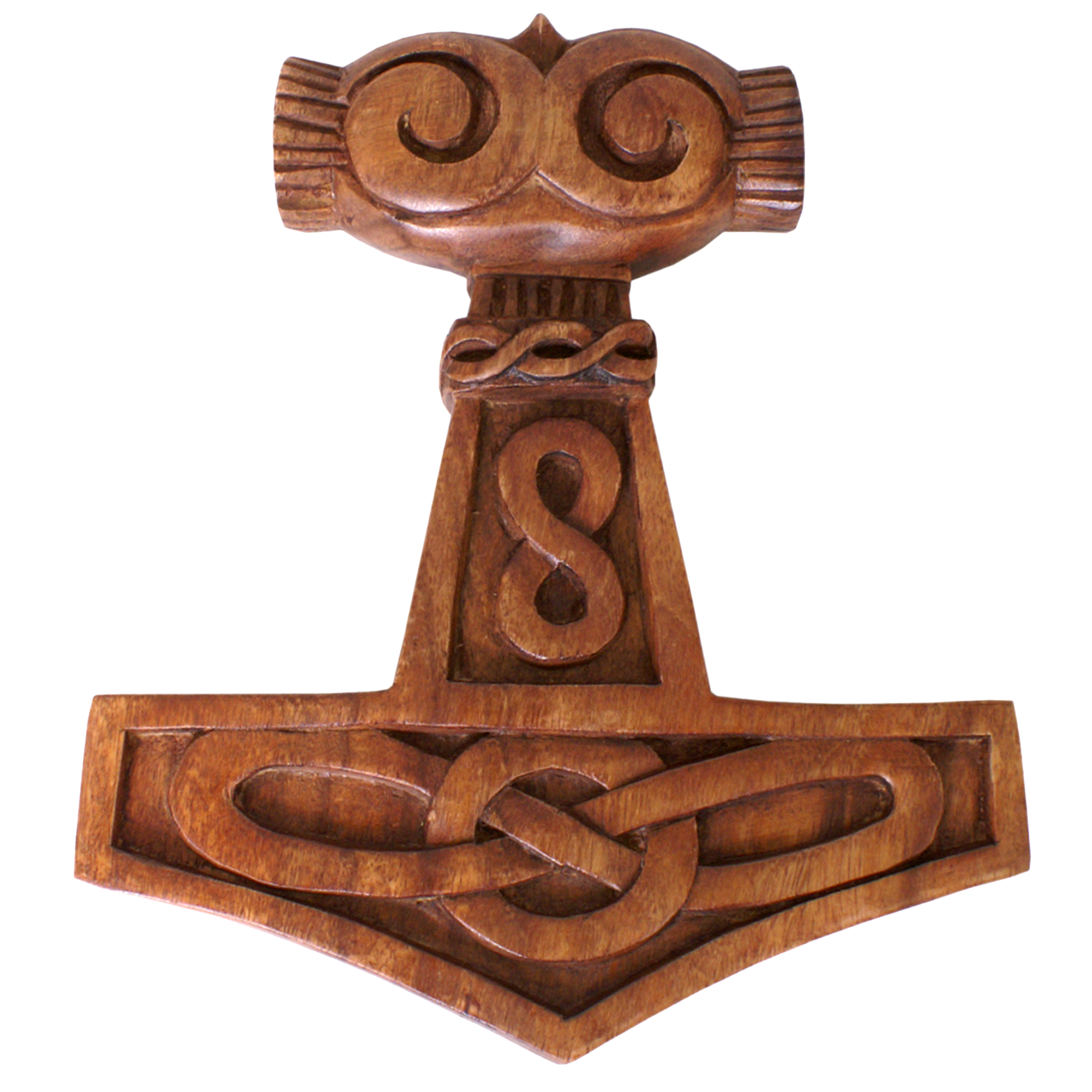 Mjölnir Thorshammer mit Knotenmuster