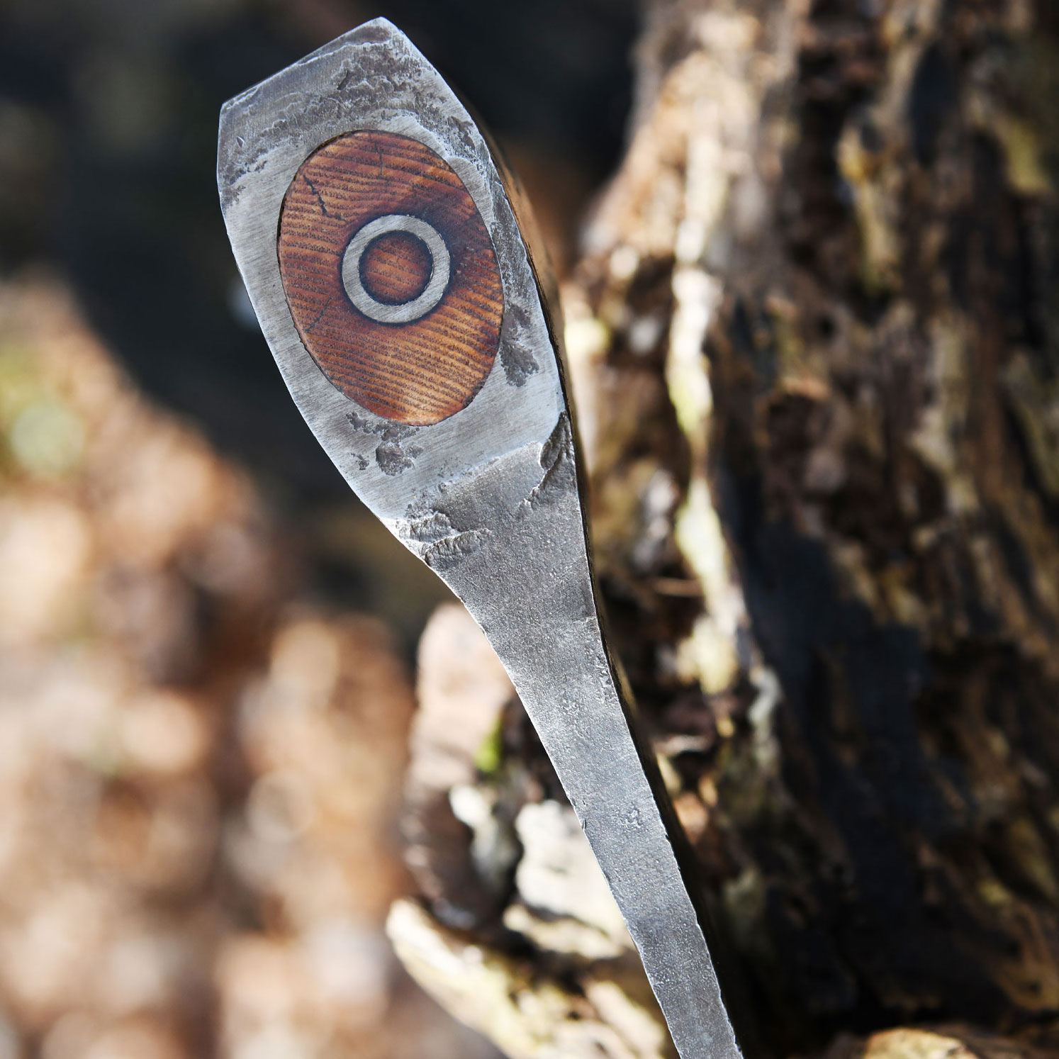 Wikinger-Axt aus Stahl, handgeschmiedet, Typ B
