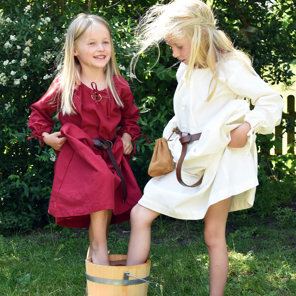 Kinder Mittelalterkleid Ana, rot in 164 Kinder Mittelalterkleid Ana, rot in 164